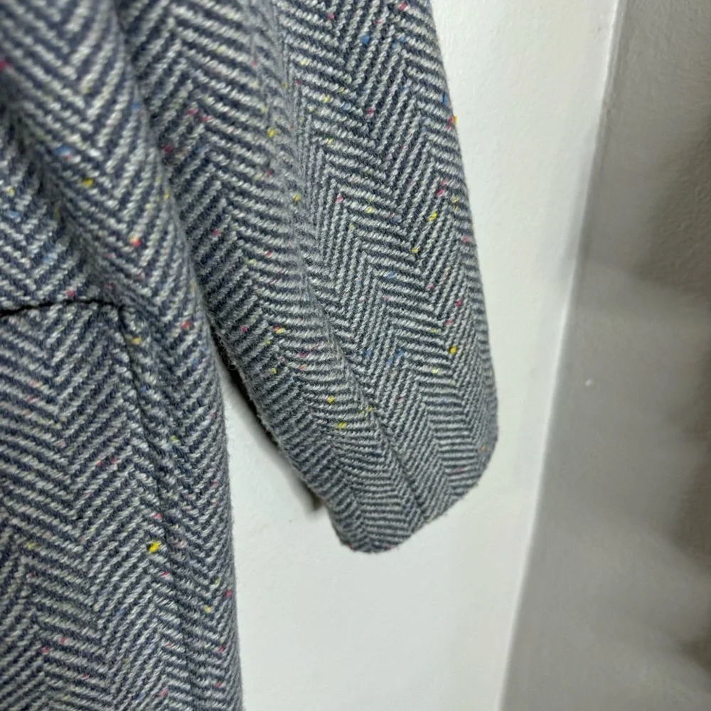 GAP Kids Girl Large Peacoat Grey Blue